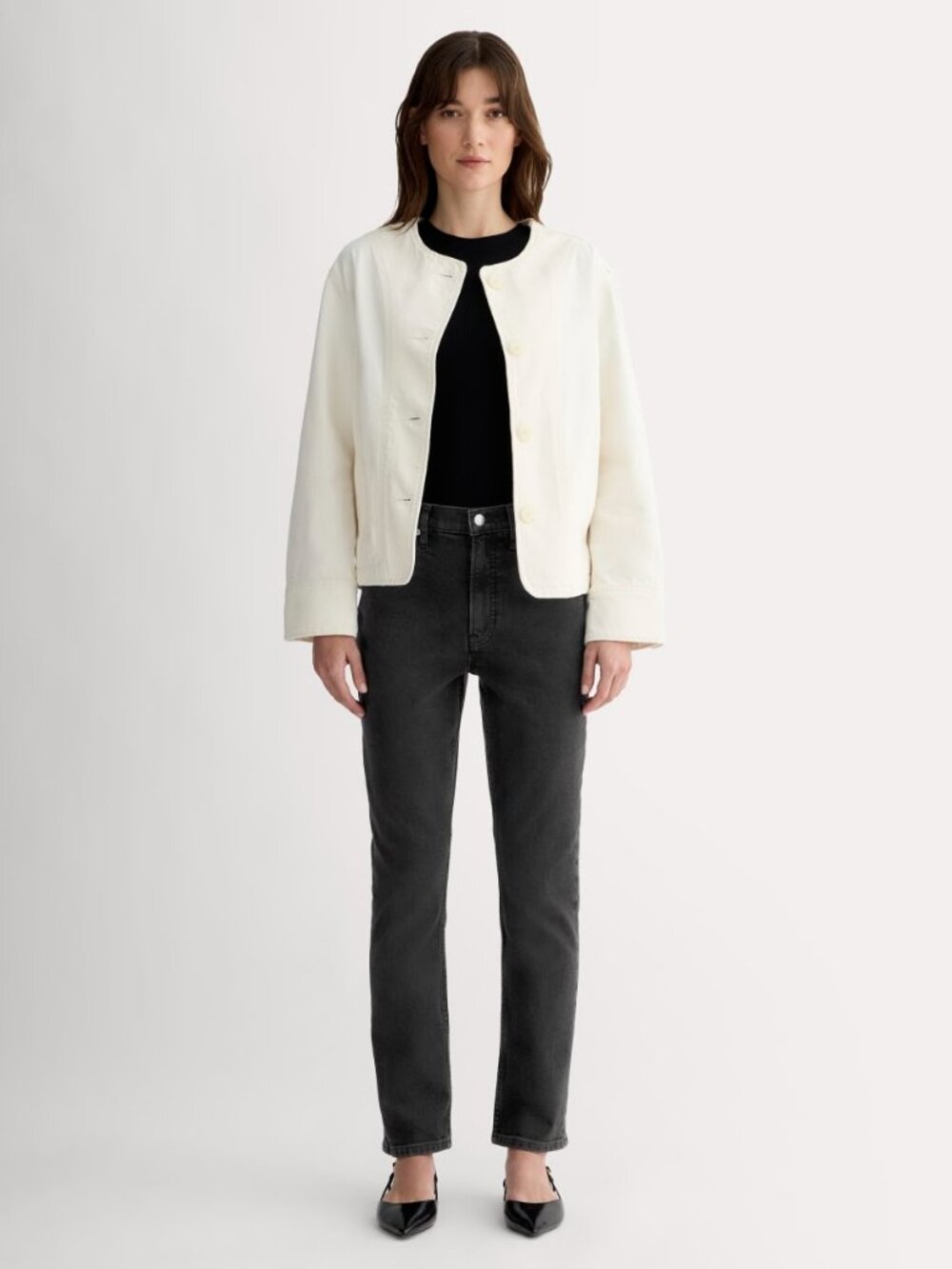 NWT Everlane Original Cheeky Jean in Black